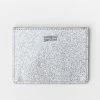 Caroline Gardner Silver Glitter Card Holder