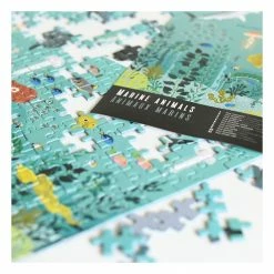 Poppik Puzzle Educativo 500 Pz - Oceans - Poppik