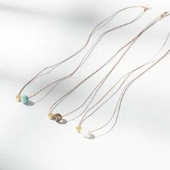 One & Eight 2219 Smokey Quartz Cord Necklace