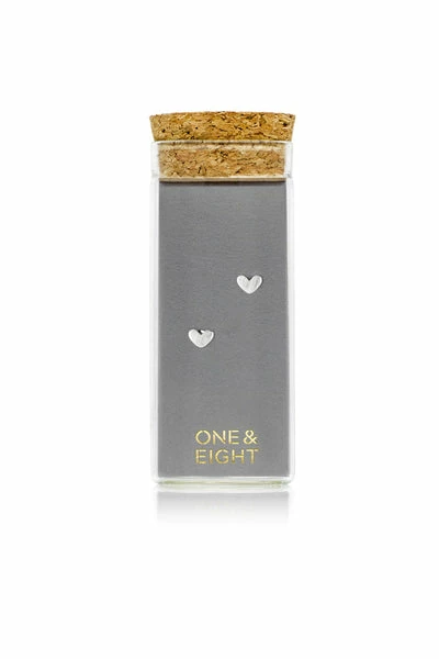 One & Eight Silver Heart Studs 3 One & Eight Silver Heart Studs