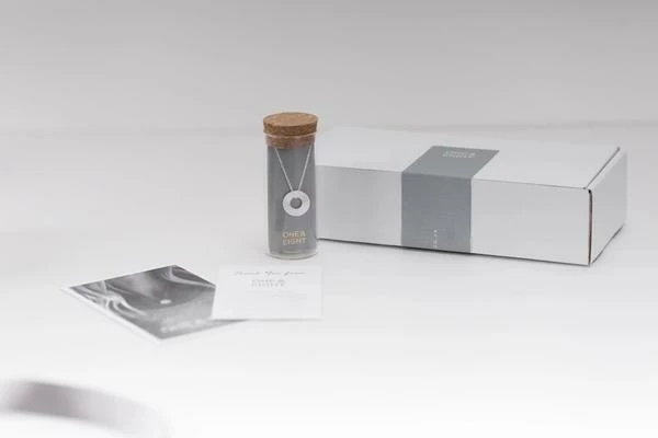 One & Eight Porcelain Silver Dipped Earrings 4 One & Eight Porcelain Silver Dipped Earrings