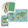 Poppik Creative Sticker Poster World Map