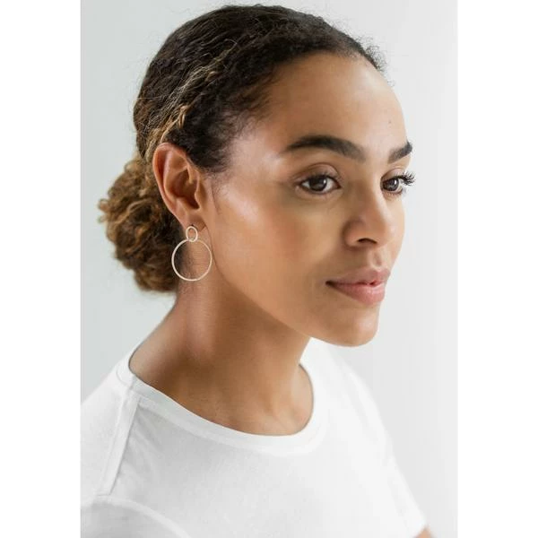 One & Eight Silver Aura Earrings 1 One & Eight Silver Aura Earrings