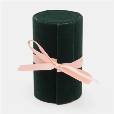 Caroline Gardner Green Velvet Jewellery Box Tower 3 Caroline Gardner Green Velvet Jewellery Box Tower