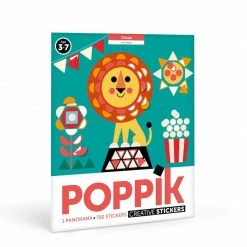 Poppik Poster Cirque 3-7 Ans Poster Creatif 750 Stickers