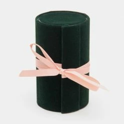 Caroline Gardner Green Velvet Jewellery Box Tower
