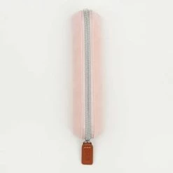 Caroline Gardner Small Pencil Case - Pink Velvet