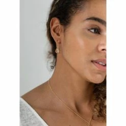 One & Eight Blush Glass Earrings