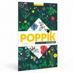 Poppik Póster educativo de Pegatinas Flores