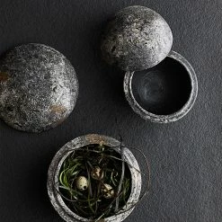 Muubs Bonbonniere Echo Storage Pot - Rust Grey 7 Muubs Bonbonniere Echo Storage Pot - Rust Grey