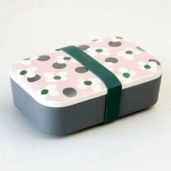 Caroline Gardner Floral Spot Bamboo Lunch Box