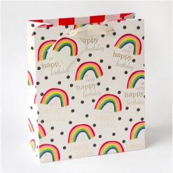 Caroline Gardner Happy Birthday Rainbow Gift Bag