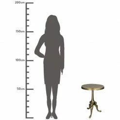 Melting Pot Amsterdam Table Alumium Gold 39x39x59cm