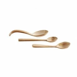 Muubs Set of 3 Nature Teak Wood Musketeers Spoons