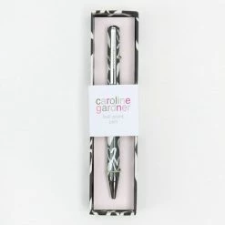 Caroline Gardner Metallic Hearts Boxed Pen