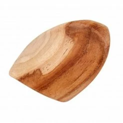Muubs Natural Teak Wood Appetizer Spoon 5 Muubs Natural Teak Wood Appetizer Spoon