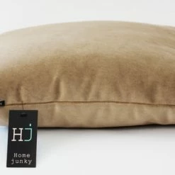 Melting Pot Amsterdam Effen Velours Kussen Sand 45x45