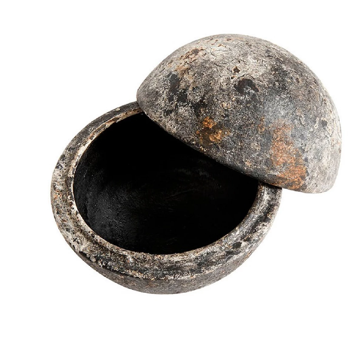 Muubs Bonbonniere Echo Storage Pot - Rust Grey 2 Muubs Bonbonniere Echo Storage Pot - Rust Grey