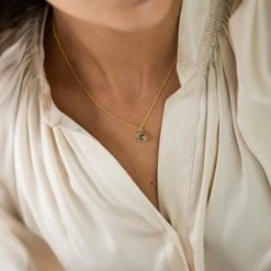 One & Eight Erinite Gold Necklace