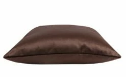 Melting Pot Amsterdam Satijn Velours Chocolade Bruin 45x45