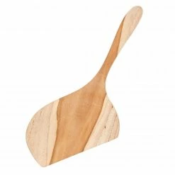 Muubs Natural Teak Wood Cloud Serving Spoon 6 Muubs Natural Teak Wood Cloud Serving Spoon