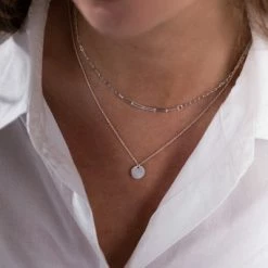 One & Eight Silver Oslo Necklace