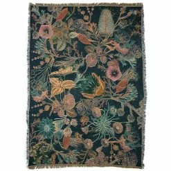 Melting Pot Amsterdam Plaid Flowers160×220 cm 100% Katoen