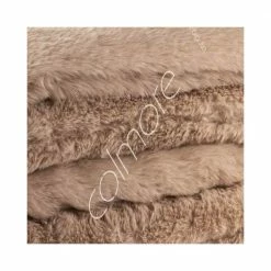 Melting Pot Amsterdam Plaid Imitatiebont Oud Roze Kort Haar 260x280cm