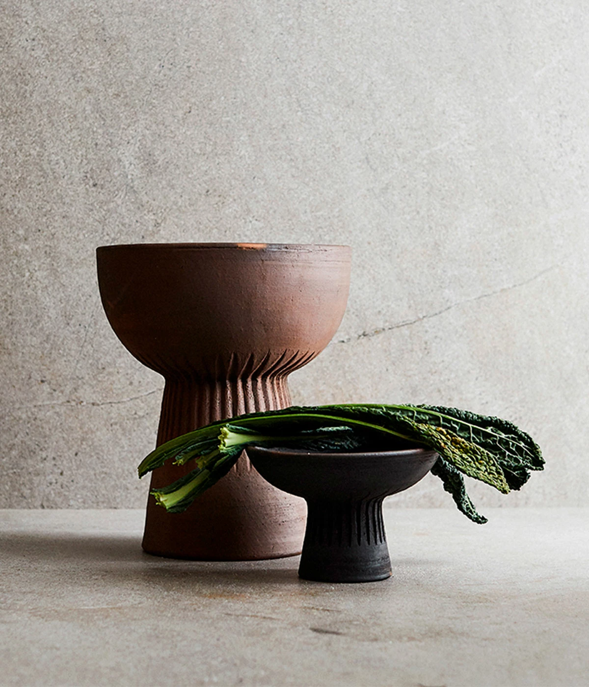 Muubs Small Brown Black Terracotta Fire Bowl 3 Muubs Small Brown Black Terracotta Fire Bowl