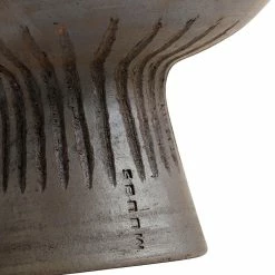 Muubs Small Brown Black Terracotta Fire Bowl