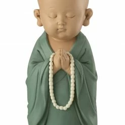 Melting Pot Amsterdam Monnik met Ketting Petrol +/- 33cm