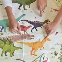 Poppik Póster Educativo De Pegatinas Dinosaurios