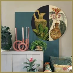 Melting Pot Amsterdam Wanddecoratie Night and Day Dia 60cm Reboard