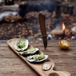 Muubs Natural Teak Roar Flute Tapas Board