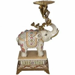 Melting Pot Amsterdam Kandelaar Olifant Fijn Aardewerk 19x10cm