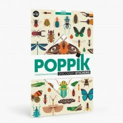 Poppik Insects Educational Sticker Poster + 44 Stickers