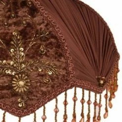 Melting Pot Amsterdam Baroque Lampenkap rond Bruin 25cm