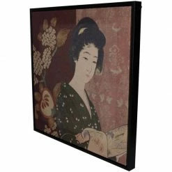 Melting Pot Amsterdam Wanddecoratie Geisha Op Linnen 47x3x47cm