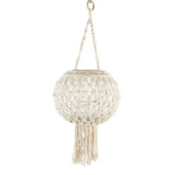 Melting Pot Amsterdam Glass and Fringes Wind Light Lantern