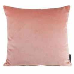 Melting Pot Amsterdam Effen Velours Kussen Peach Pink 45x45