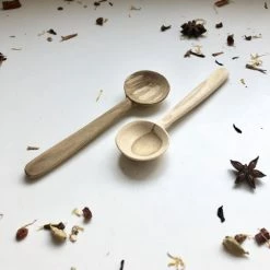Muubs Natural Teak Round Teaspoon