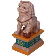 Melting Pot Amsterdam Kandelaar Leeuw in kleuren Goud en Oud Roze