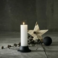Muubs Black Amara Candle Holder