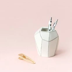 Caroline Gardner Hand Painted Small Vase