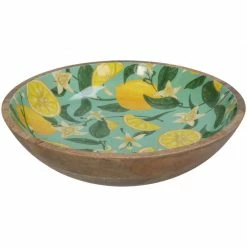 Melting Pot Amsterdam Schaal van Hout met Citroenen 34x34x8cm