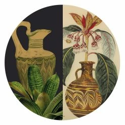 Melting Pot Amsterdam Wanddecoratie Night and Day Dia 60cm Reboard