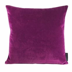 Melting Pot Amsterdam Effen Velours Kussen Warm Purple 45x45