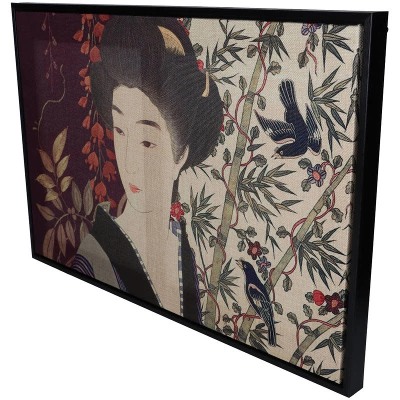 Melting Pot Amsterdam Wanddecoratie Geisha Op Linnen 60x3x40cm 3 Melting Pot Amsterdam Wanddecoratie Geisha Op Linnen 60x3x40cm