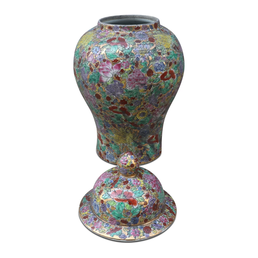 Melting Pot Amsterdam Porseleinen Pot Multicolor 2 Melting Pot Amsterdam Porseleinen Pot Multicolor