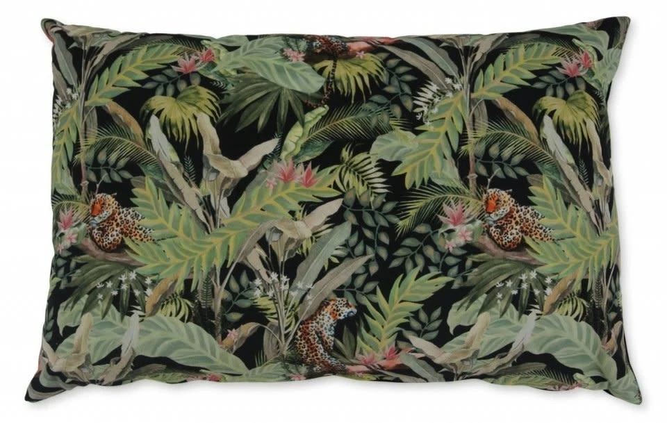 Melting Pot Amsterdam Kussen Delano Velvet Green/Black 60x40cm Incl Binnenkussen 1 Melting Pot Amsterdam Kussen Delano Velvet Green/Black 60x40cm Incl Binnenkussen